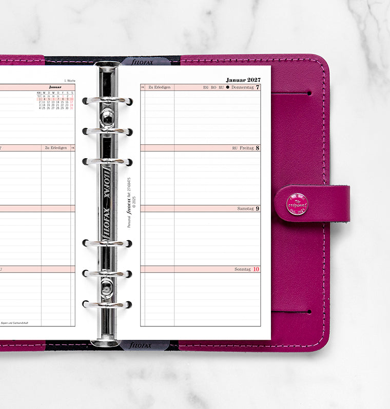 filofax-professional-kalendereinlage-personal-2027-1-woche-2-seiten-deutsch image 2