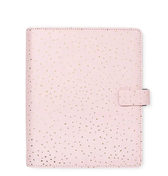 filofax-confetti-a5-organiser-glatter-einband-mit-gold-akzenten image 1