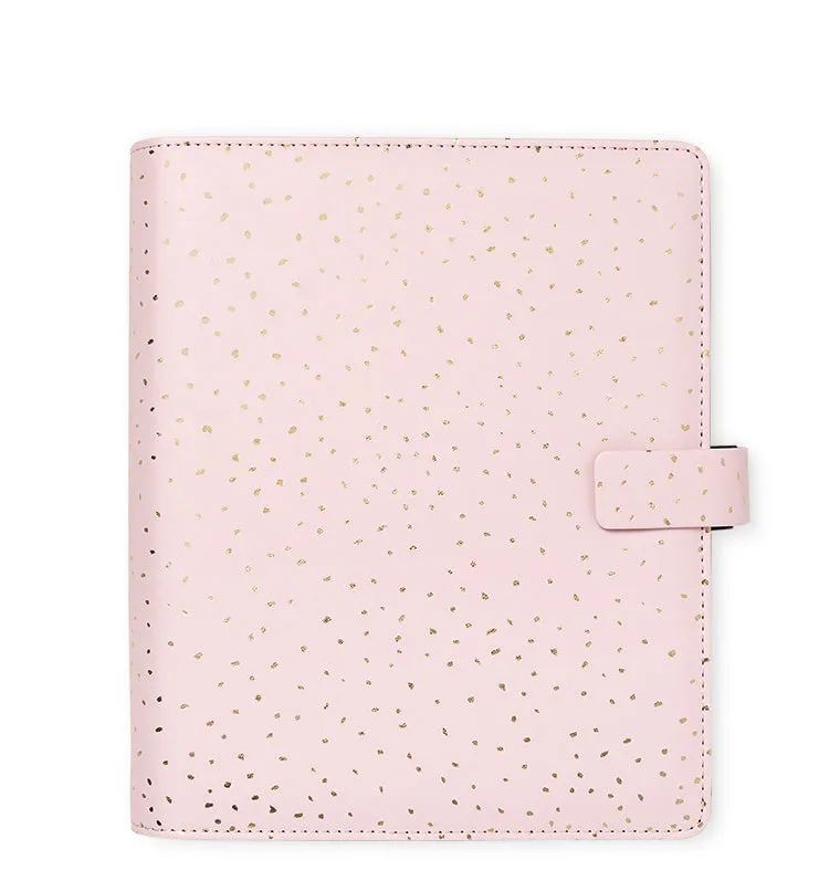 filofax-confetti-a5-organiser-glatter-einband-mit-gold-akzenten image 1