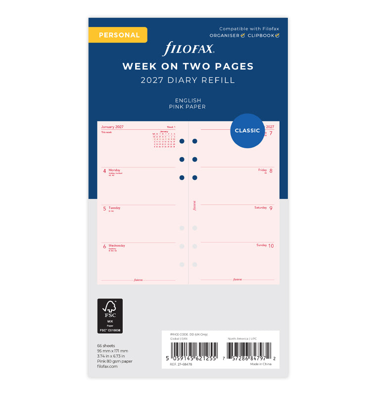 filofax-kalendereinlage-1-woche-2-seiten-englisch-personal-2027 image 1