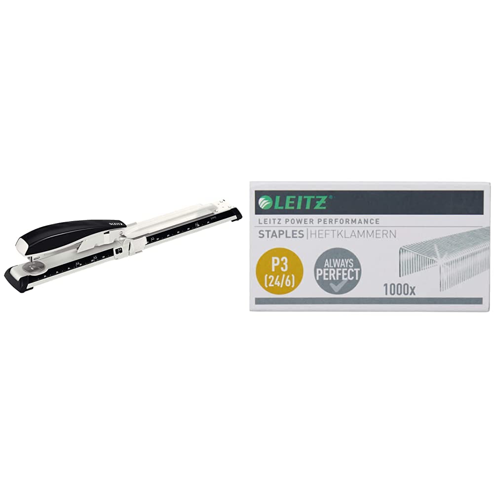 leitz-nexxt-langarm-heftger-t-metall-schwarz-f-r-40-blatt-inkl-klammern image 4