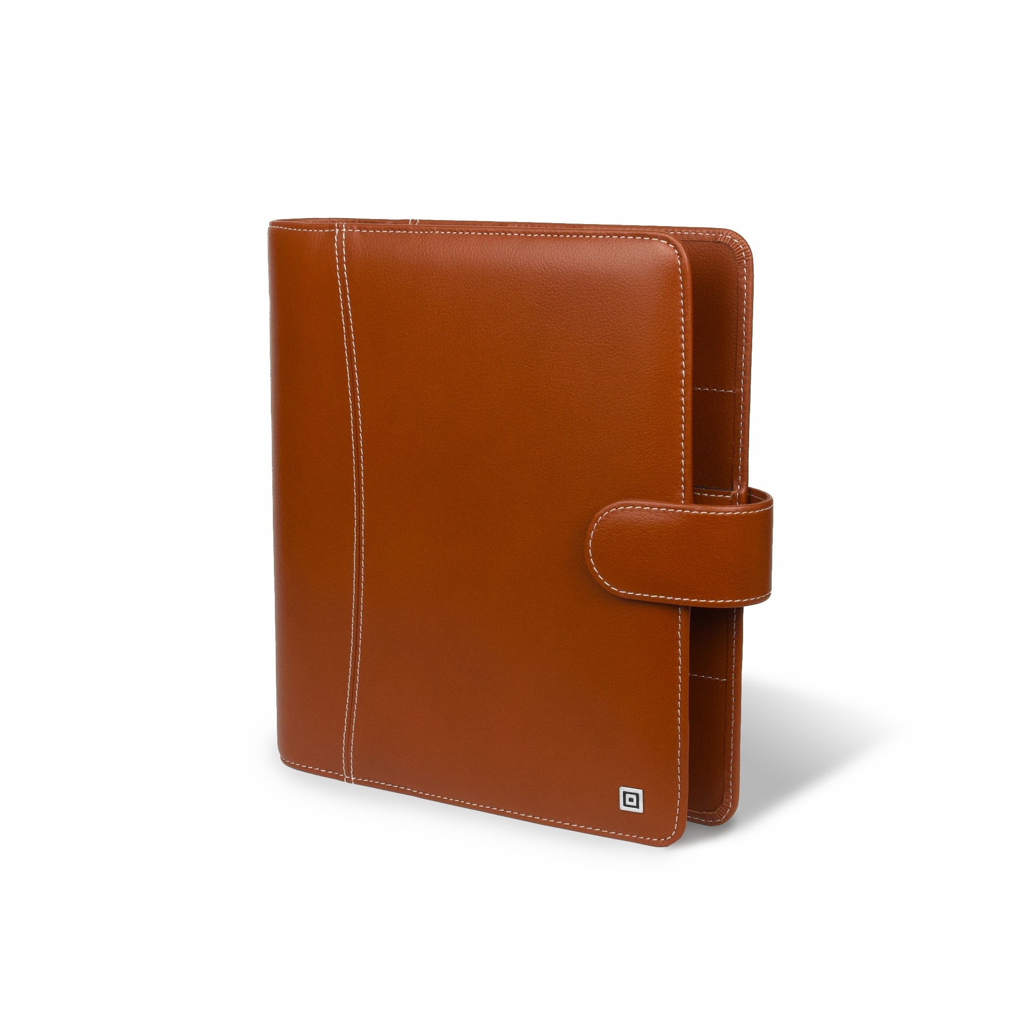 time-system-montana-a5-ringbuch-25-mm-braun-mit-verschlusslasche-italienisches-l image 1