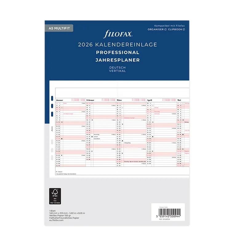 filofax-professional-jahresplaner-deutsch-a5-2026-leporello-mit-multifit-lochung image 1