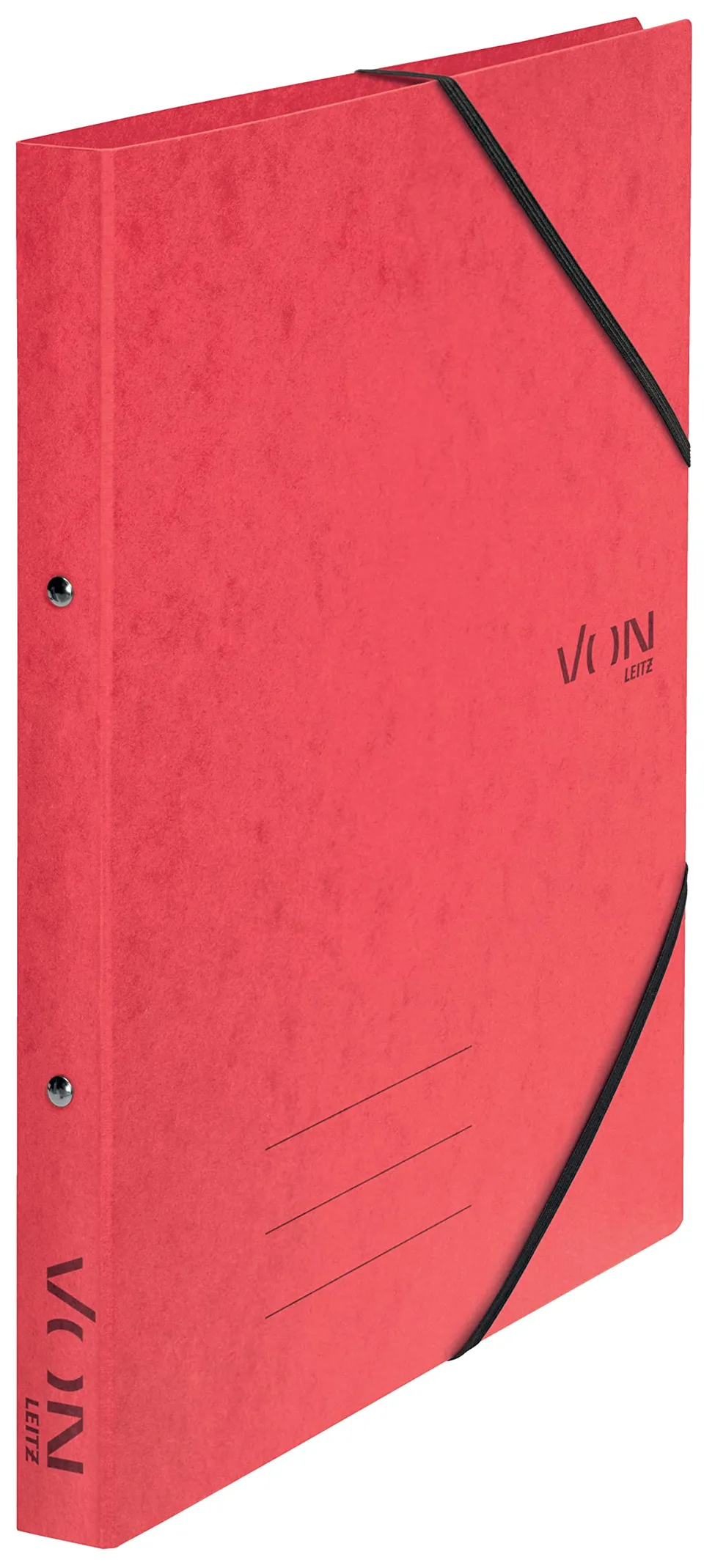 von-leitz-ringbuch-a4-2-ring-mit-gummiband-25-mm-5-st-ck-rot image 1