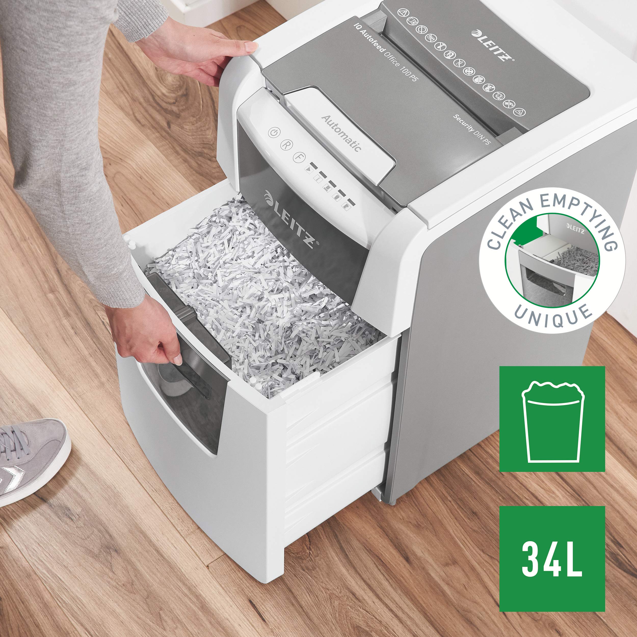 leitz-aktenvernichter-iq-autofeed-100-p5-mikro-schutz-autopapierzufuhr image 4