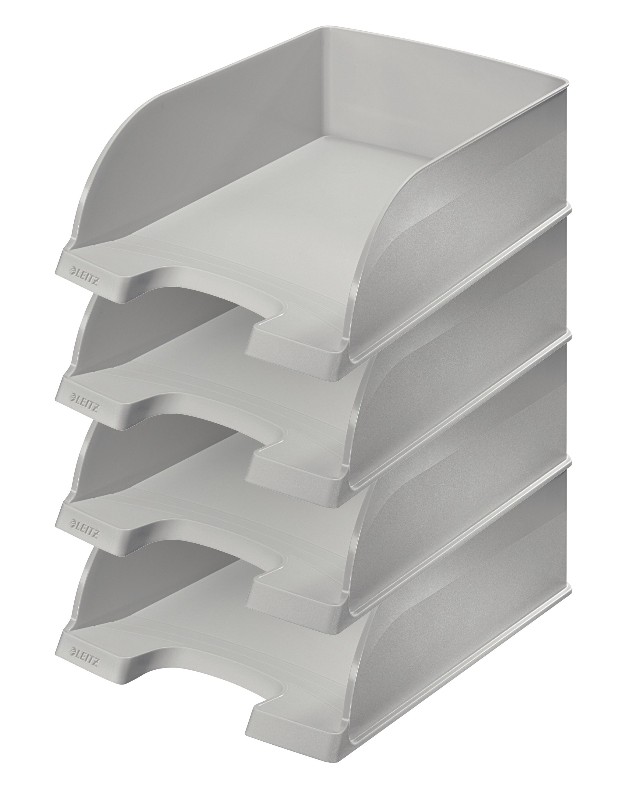 leitz-plus-briefkorb-a4-jumbo-blau-4er-pack-stapelbar image 4