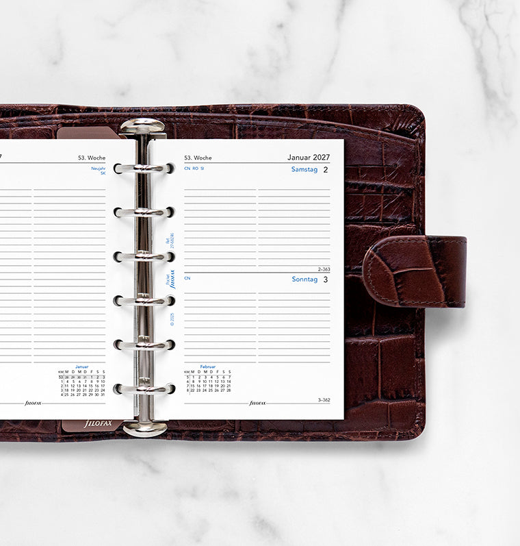 filofax-pocket-kalendereinlage-2027-1-tag-1-seite-deutsch image 2