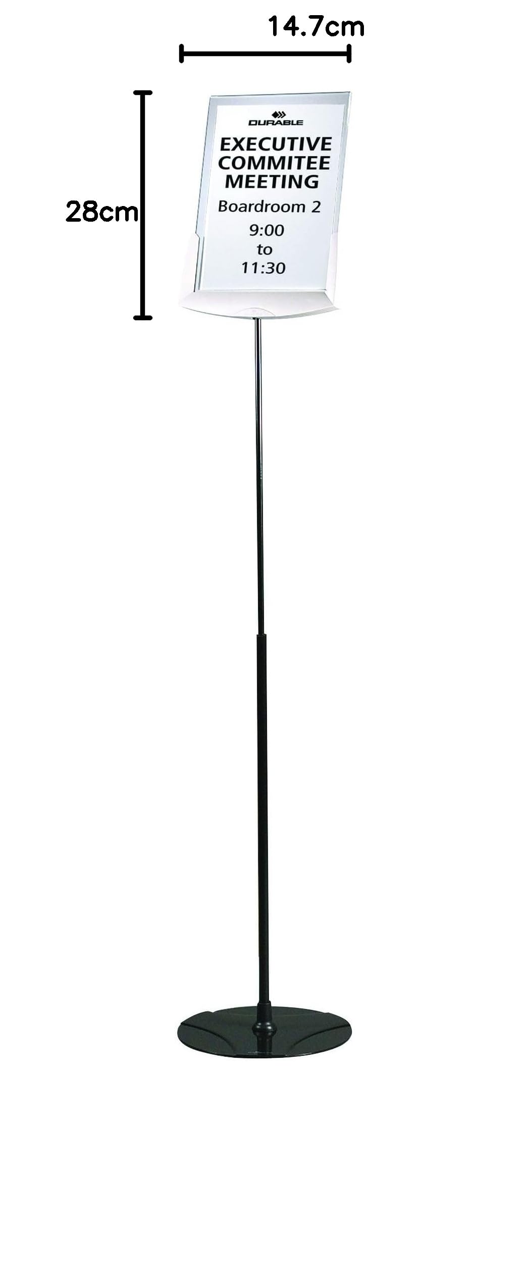 durable-sherpa-infobase-telescop-infost-nder-a4-acryl-h-henverstellbar-558957 image 7