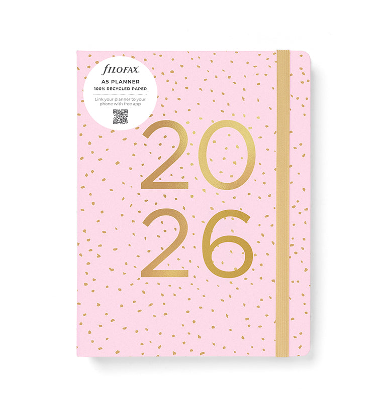 filofax-confetti-a5-planer-rose-quartz-2026 image 2
