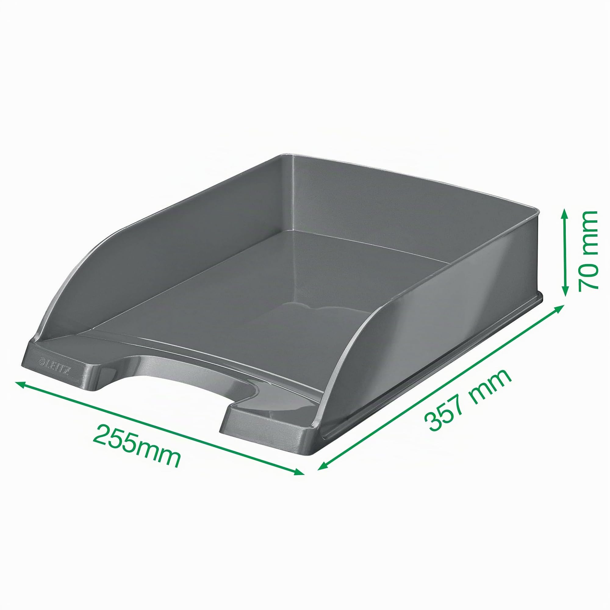 leitz-wow-briefkorb-a4-5er-pack-stapelbare-briefablage-rot-premium image 4
