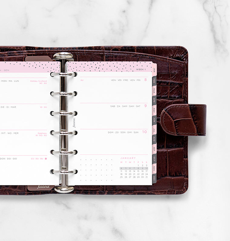 filofax-confetti-kalender-pocket-2027-1-woche-2-seiten-kalendereinlage image 2