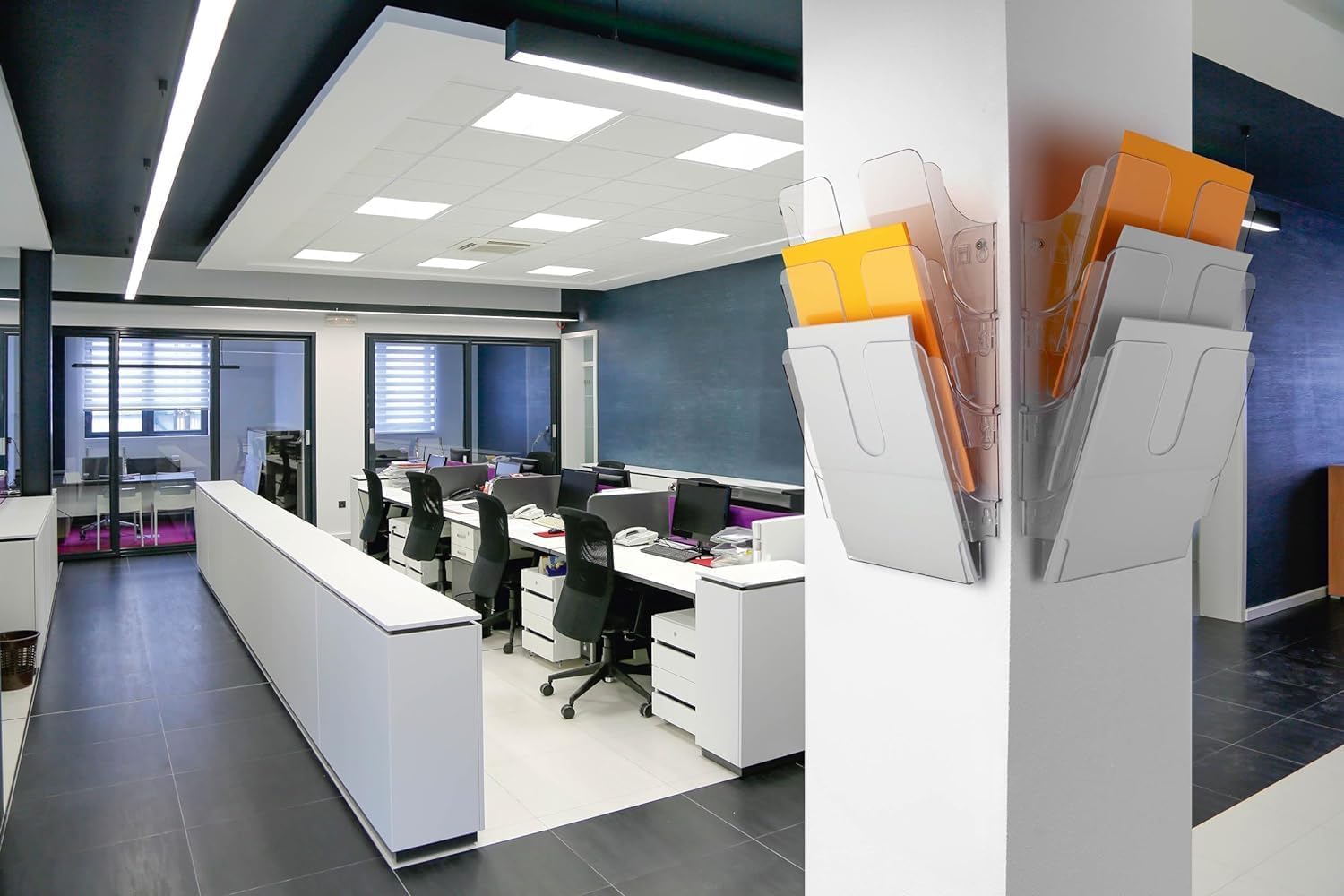 durable-flexiplus-duo-prospekthalter-a4-transparent-1700140200-6-f-cher-wandmont image 3