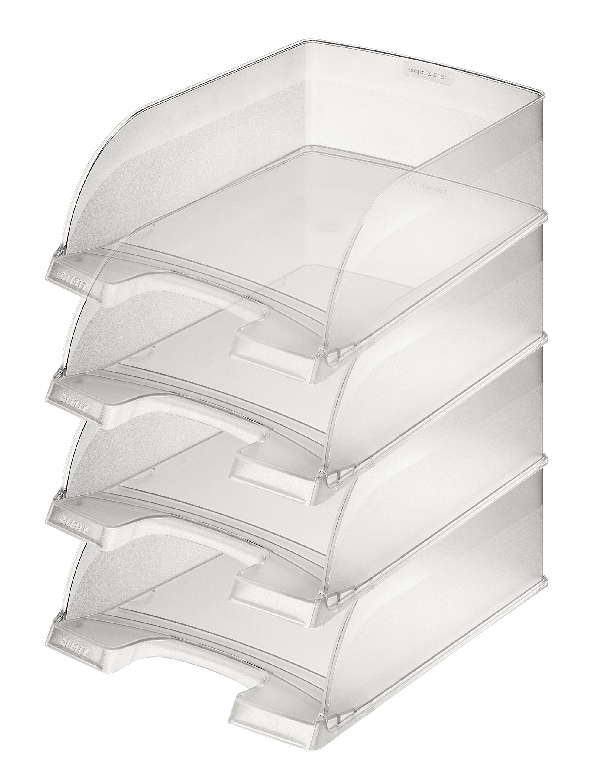 leitz-plus-briefkorb-a4-jumbo-blau-4er-pack-stapelbar image 7