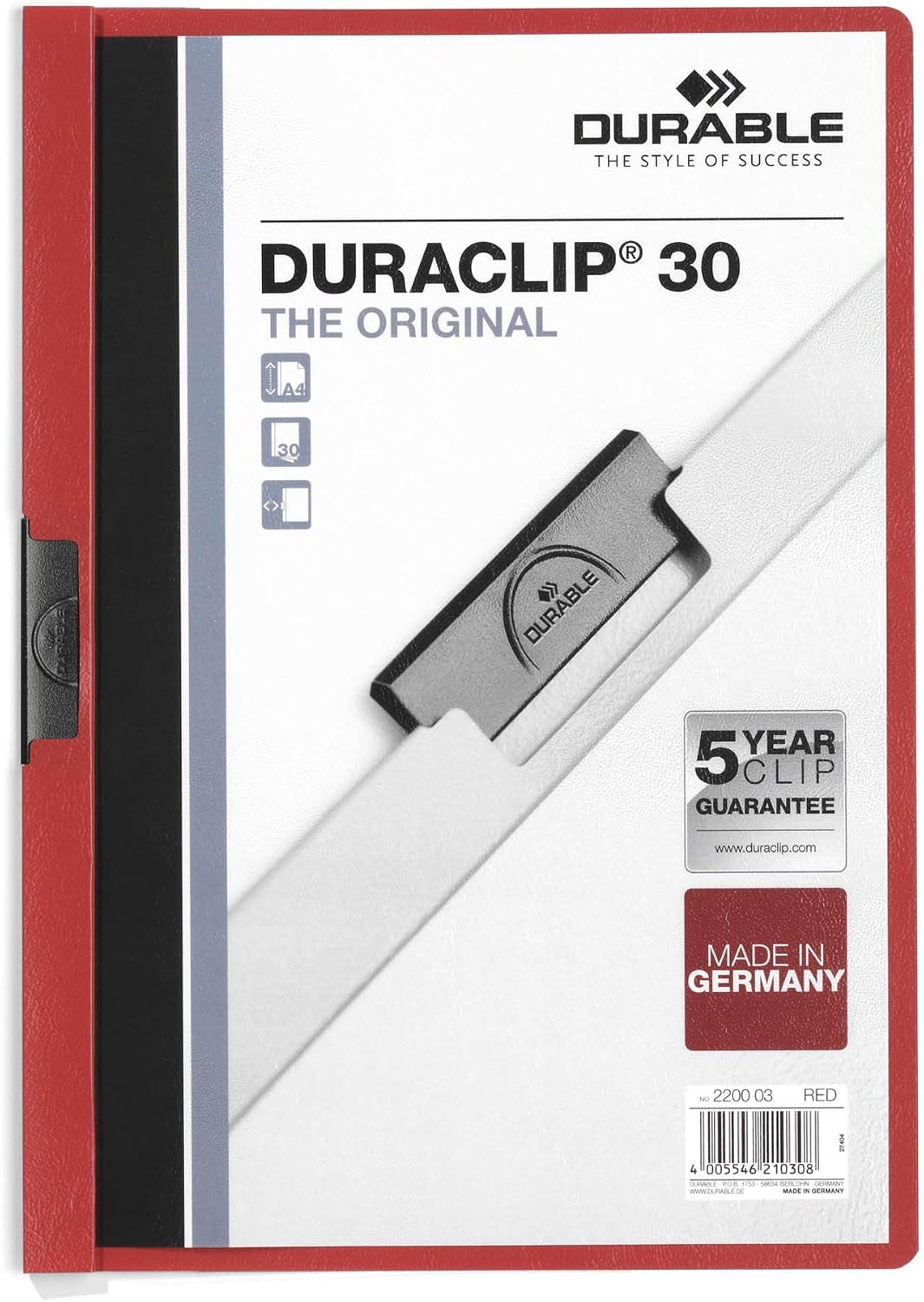 durable-duraclip-original-30-klemm-mappe-a4-25-st-ck-schwarz image 7