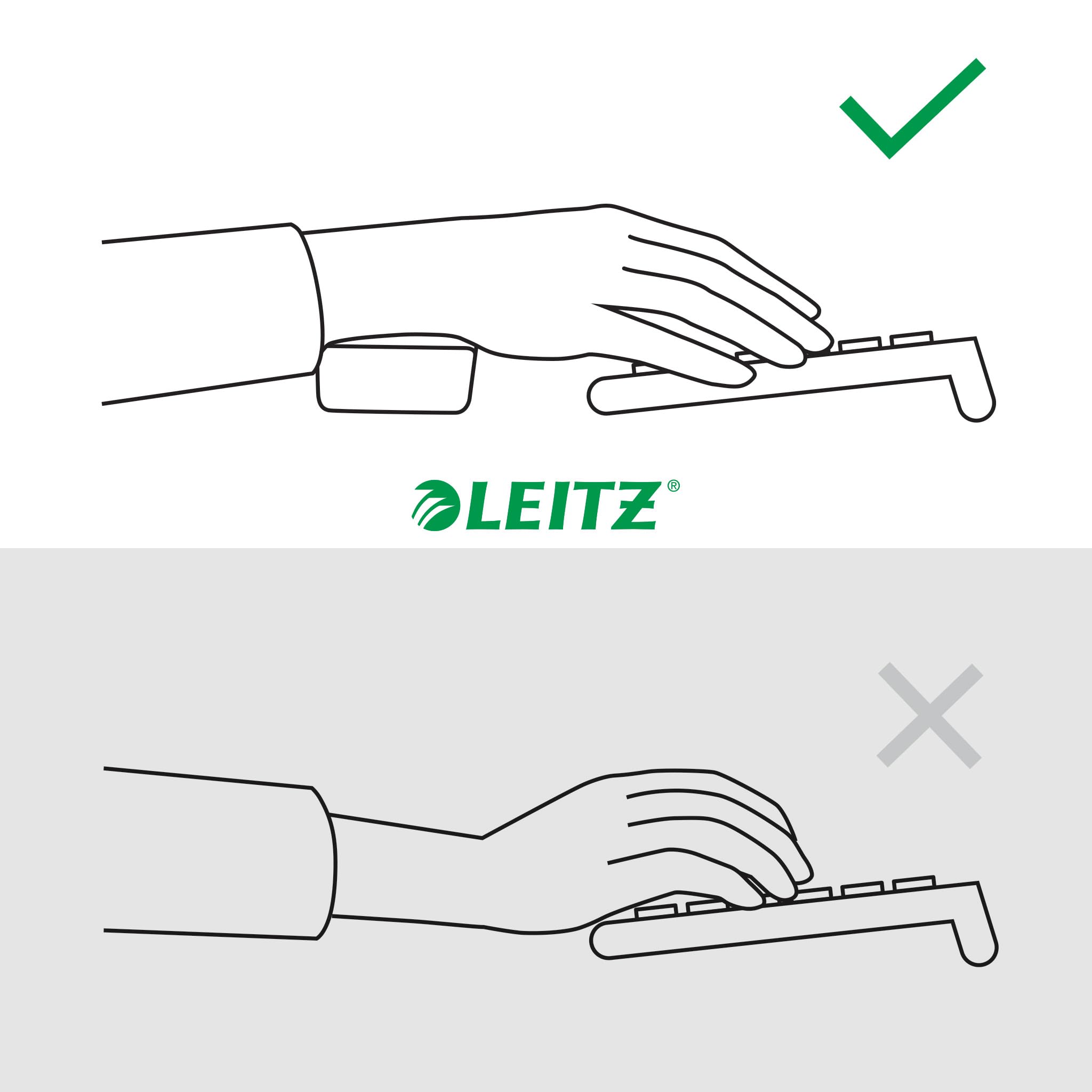 leitz-ergo-handgelenkauflage-f-r-tastatur-verstellbar-samtgrau-65230089 image 4