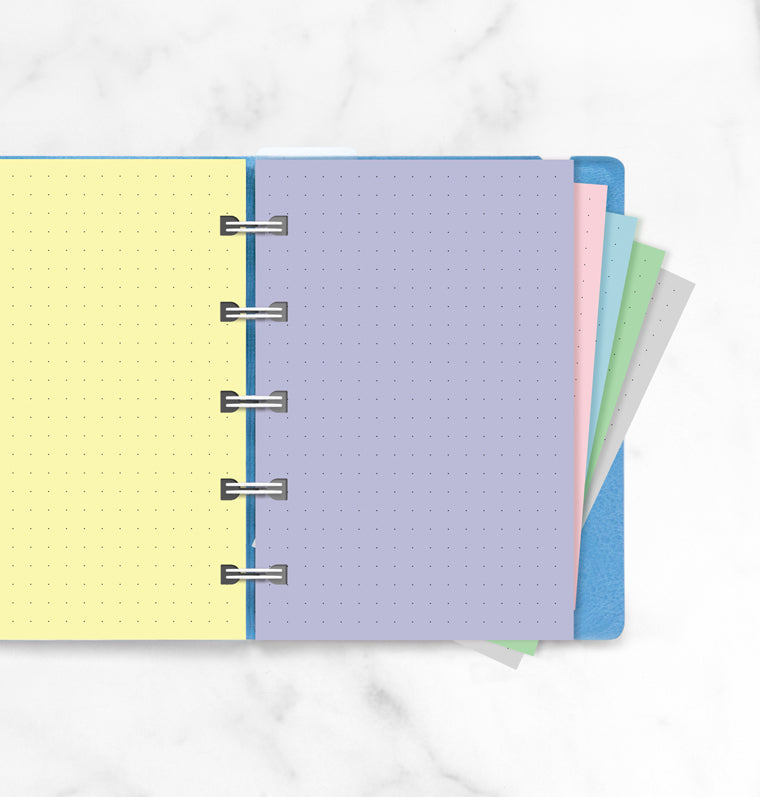 filofax-notebook-pocket-pastel-einlage-punktkariert image 3