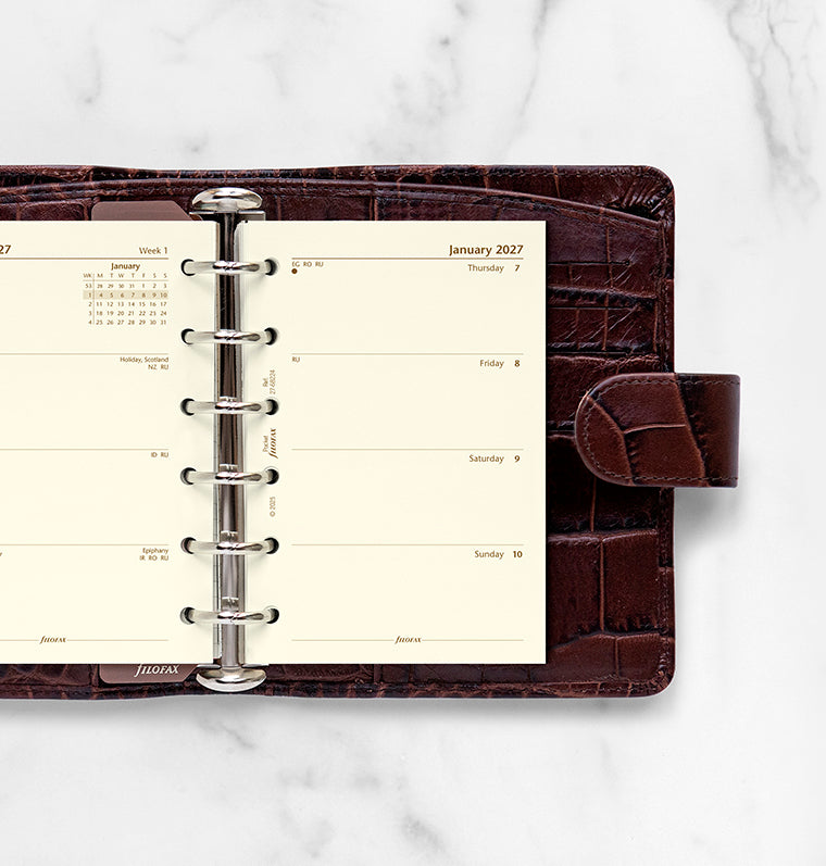 filofax-kalendereinlage-pocket-2027-1-woche-2-seiten-cotton-cream-englisch image 2