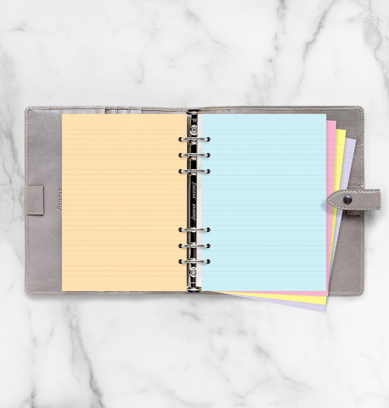 filofax-notizpapier-classic-sortiert-liniert-a5-30-blatt image 3