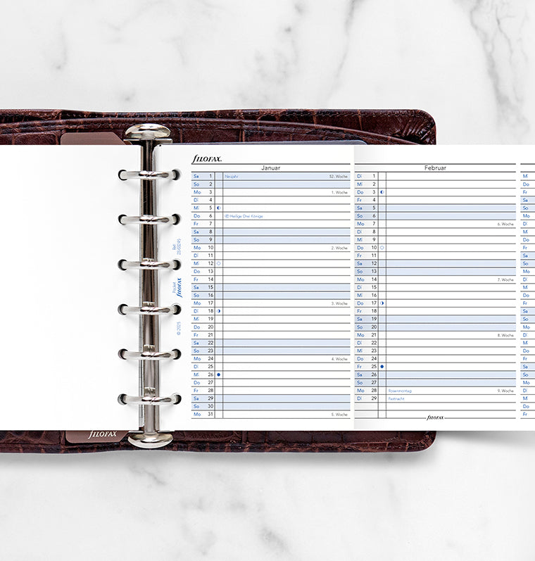 filofax-jahresplaner-deutsch-pocket-2028-leporello-einlage image 2