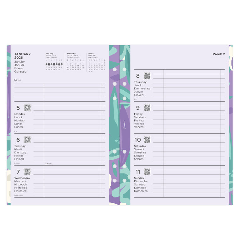 filofax-illustrated-diary-pack-1-woche-2-seiten-a5-2026 image 4