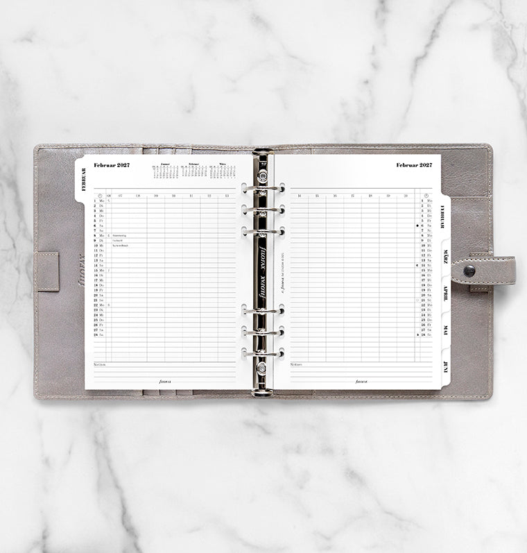 filofax-kalendereinlage-1-monat-2-seiten-deutsch-a5-2027 image 3