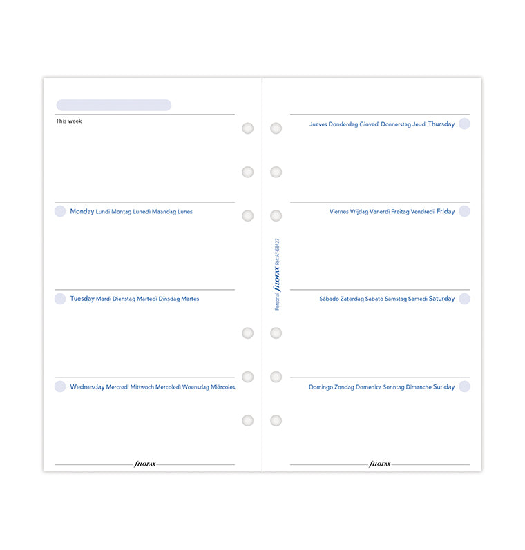 filofax-any-year-1-woche-2-seiten-kalendereinlage-personal-multilingual-undatier image 5