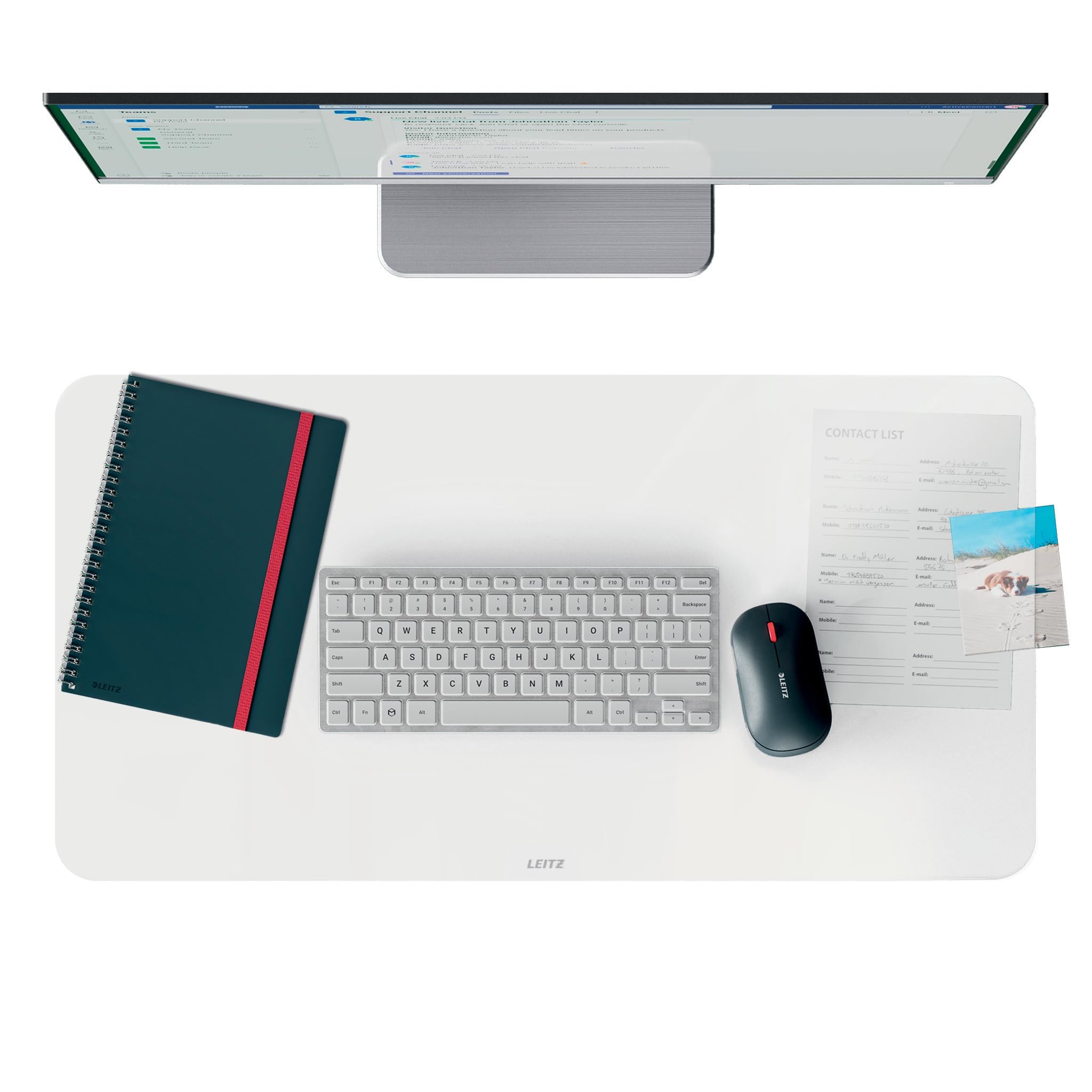 leitz-schreibtischunterlage-transparent-matt-70-x-36-cm-wasserabweisend-53810003 image 1