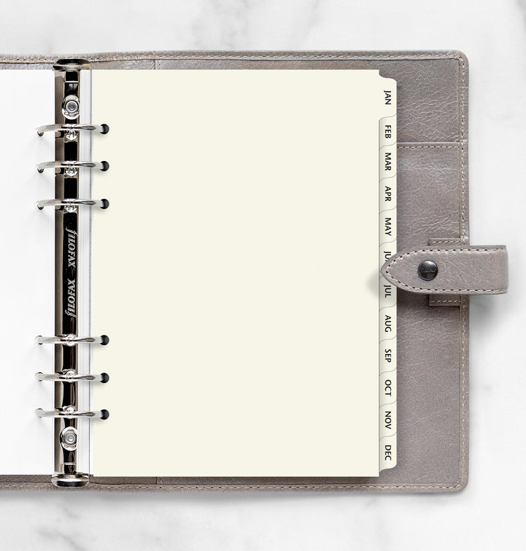 filofax-monatsregister-januar-dezember-a5-cream image 3