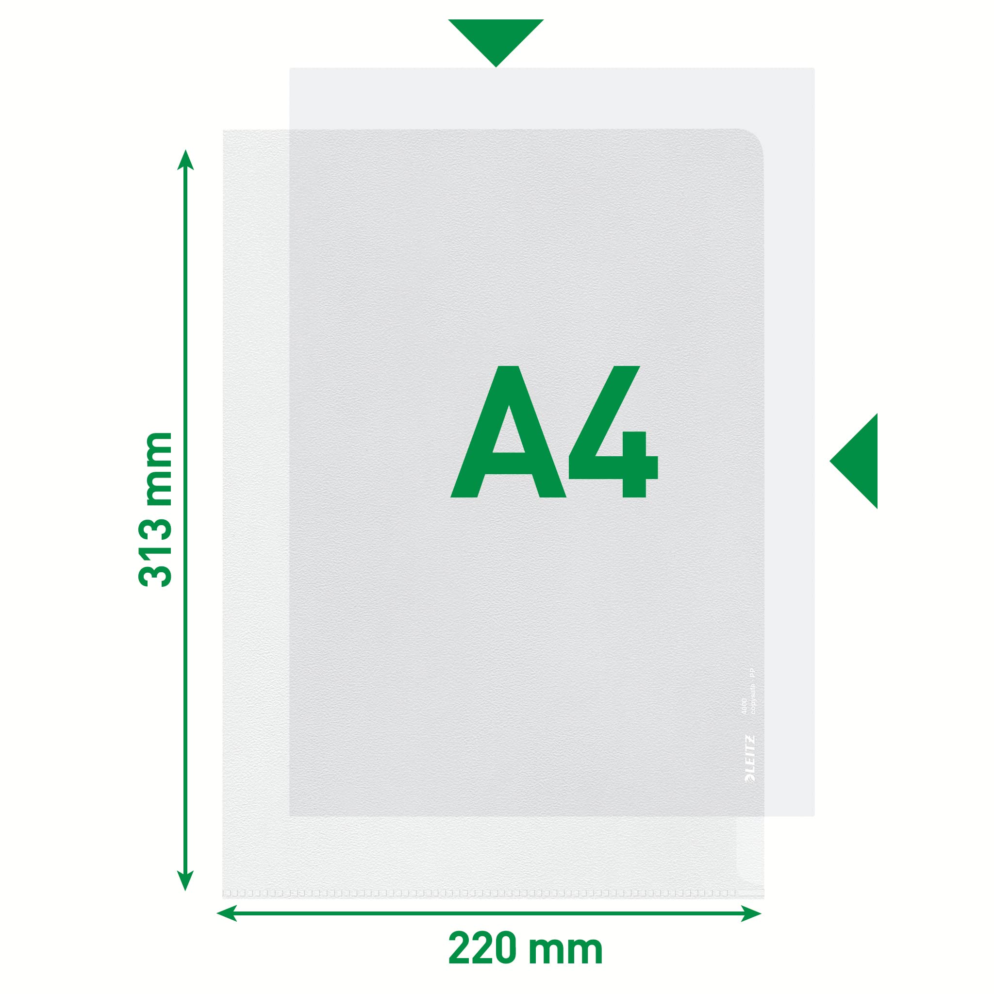 leitz-sichth-llen-21672090-100-st-ck-a4-transparent-0-085-mm-pp image 3