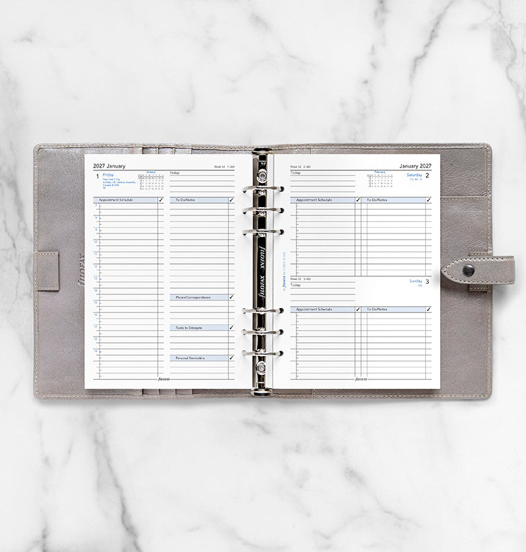 filofax-kalendereinlage-1-tag-1-seite-englisch-a5-2027 image 3