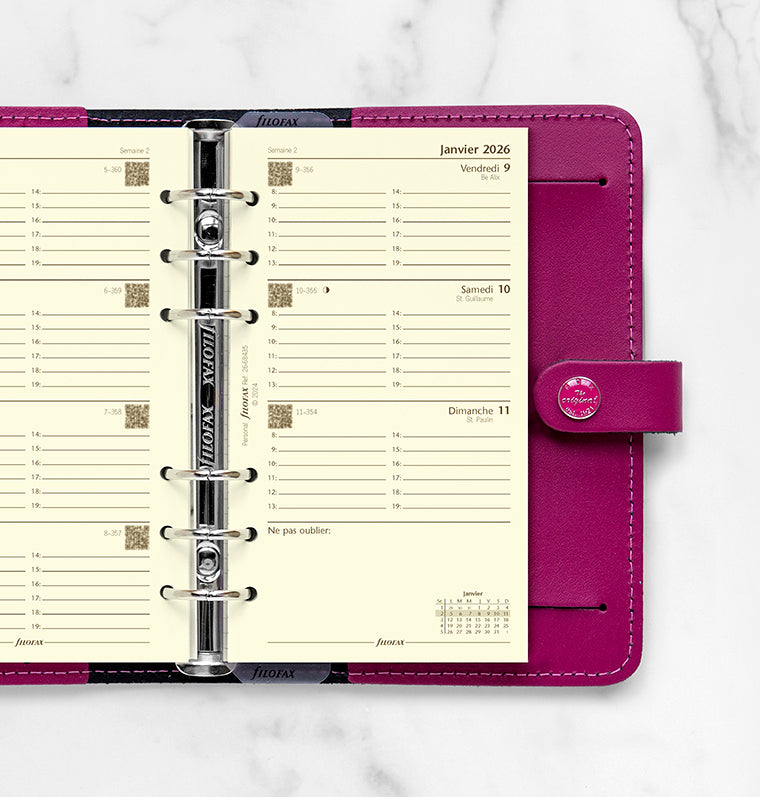filofax-personal-kalendereinlage-2026-1-woche-2-seiten-franz-sisch-cotton-cream image 2