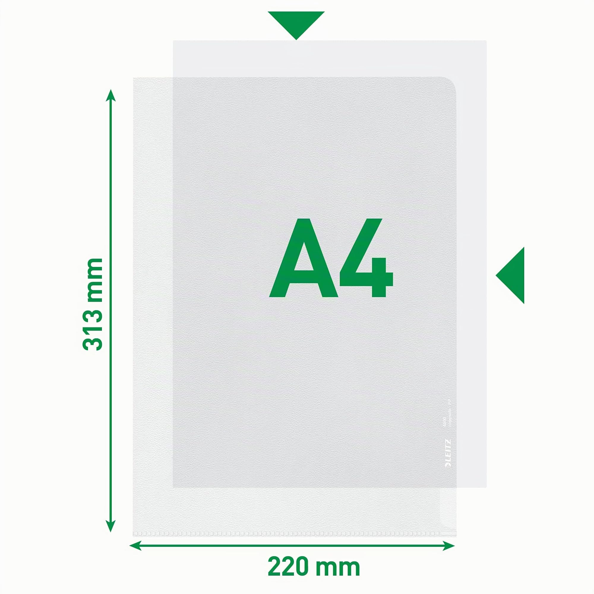 leitz-premium-sichth-llen-set-a4-10-st-ck-farblos-gl-nzend-0-15-mm-41003003 image 5