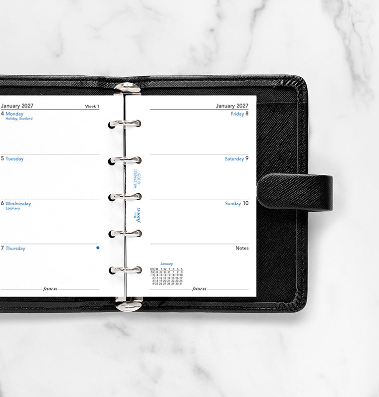 filofax-kalendereinlage-1-woche-2-seiten-englisch-mini-2027 image 2