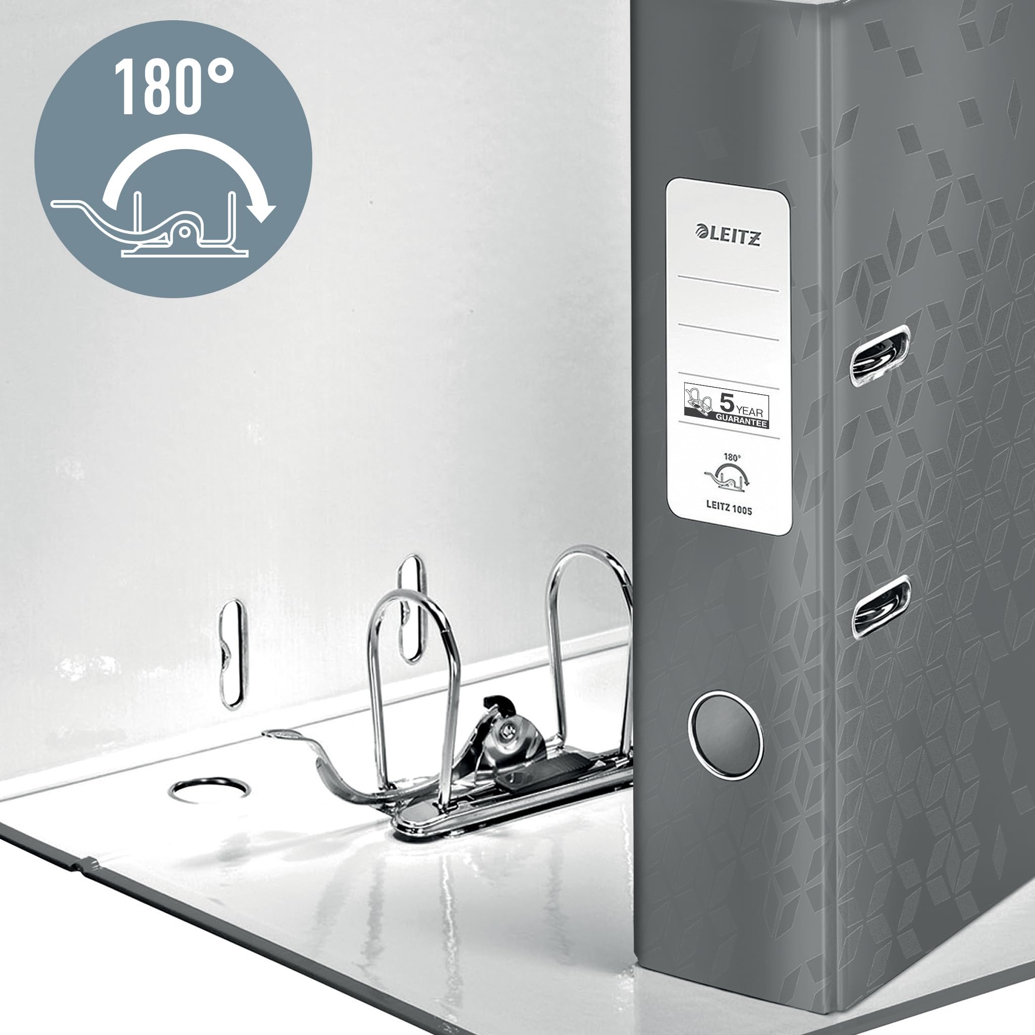 leitz-180-qualit-ts-ordner-a4-10er-pack-8-cm-r-cken-rot-wow-serie image 3