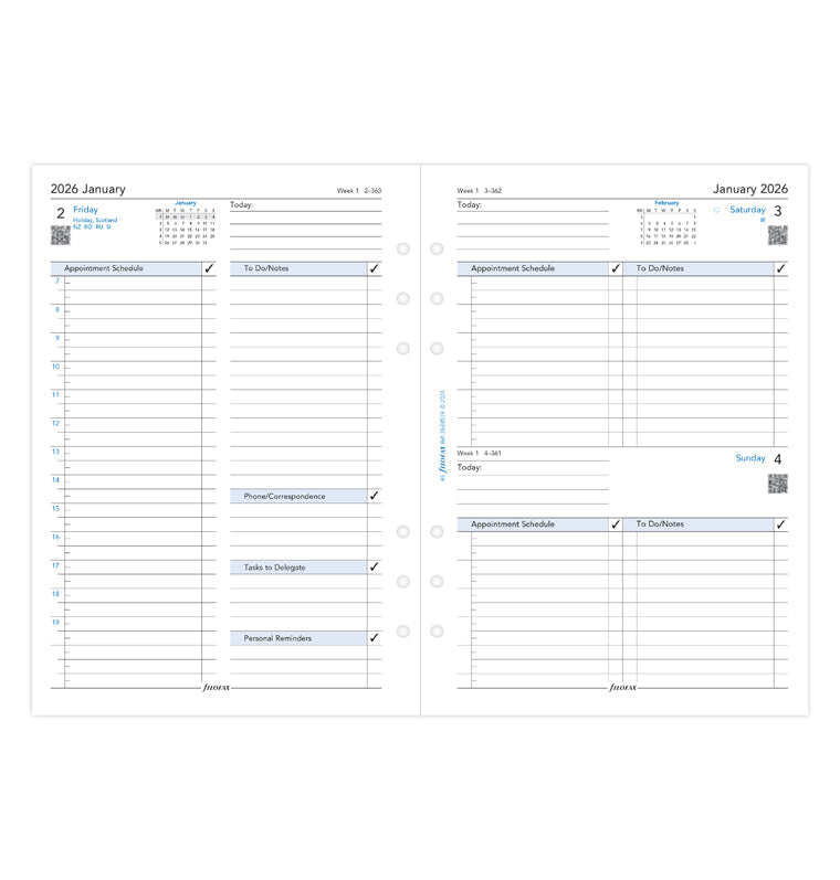filofax-kalendereinlage-1-tag-1-seite-englisch-a5-2026 image 4