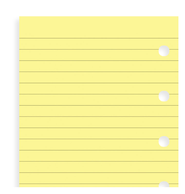 filofax-organiser-einlage-notizpapier-gelb-liniert-mini image 4