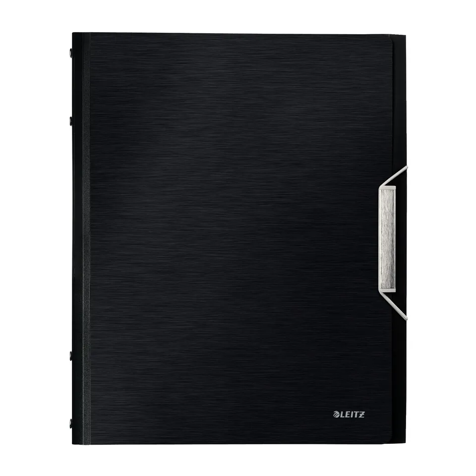 leitz-style-ordnungsmappe-12-f-cher-pp-satinschwarz image 1