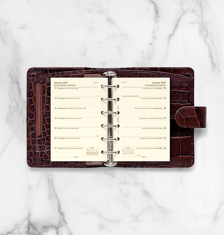filofax-kalendereinlage-2027-pocket-1-woche-1-seite-multilingual image 3