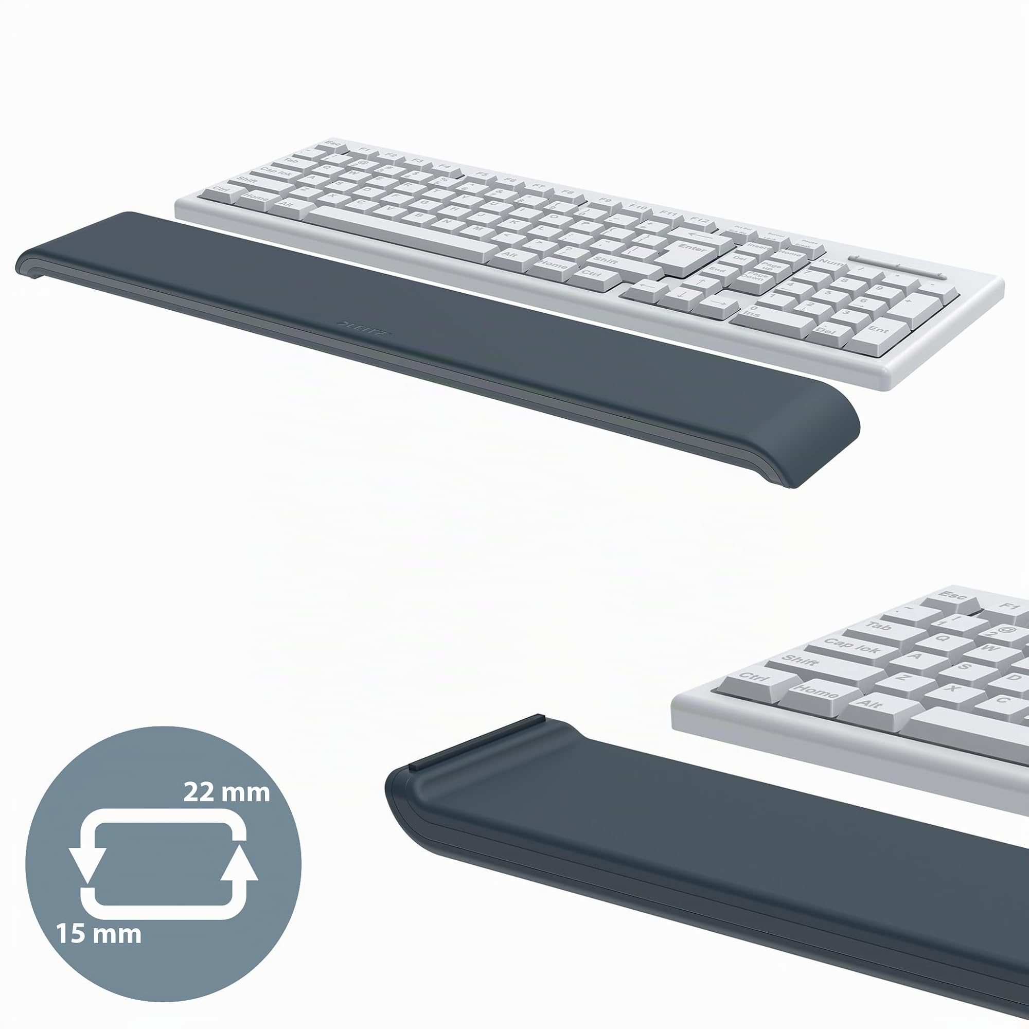 leitz-ergo-handgelenkauflage-f-r-tastatur-verstellbar-samtgrau-65230089 image 3