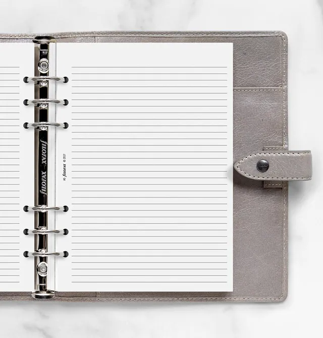filofax-notizblock-wei-liniert-a5-40-blatt image 1