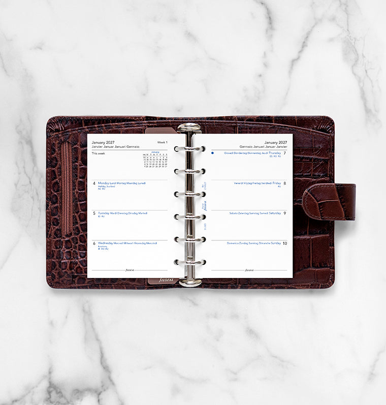 filofax-kalendereinlage-1-woche-2-seiten-multilingual-pocket-2027 image 3