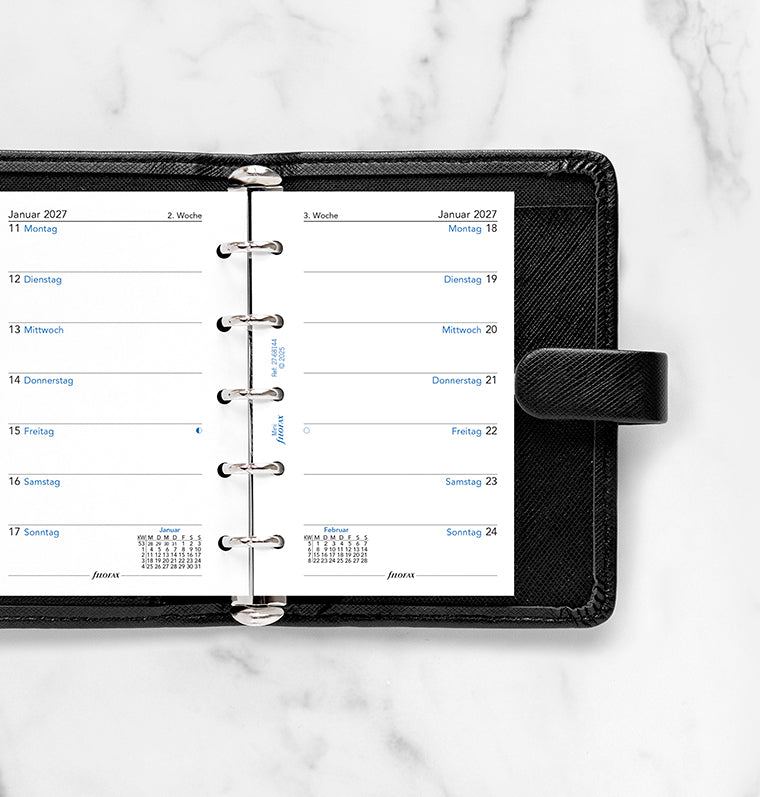 filofax-mini-kalendereinlage-2027-1-woche-1-seite-deutsch image 2