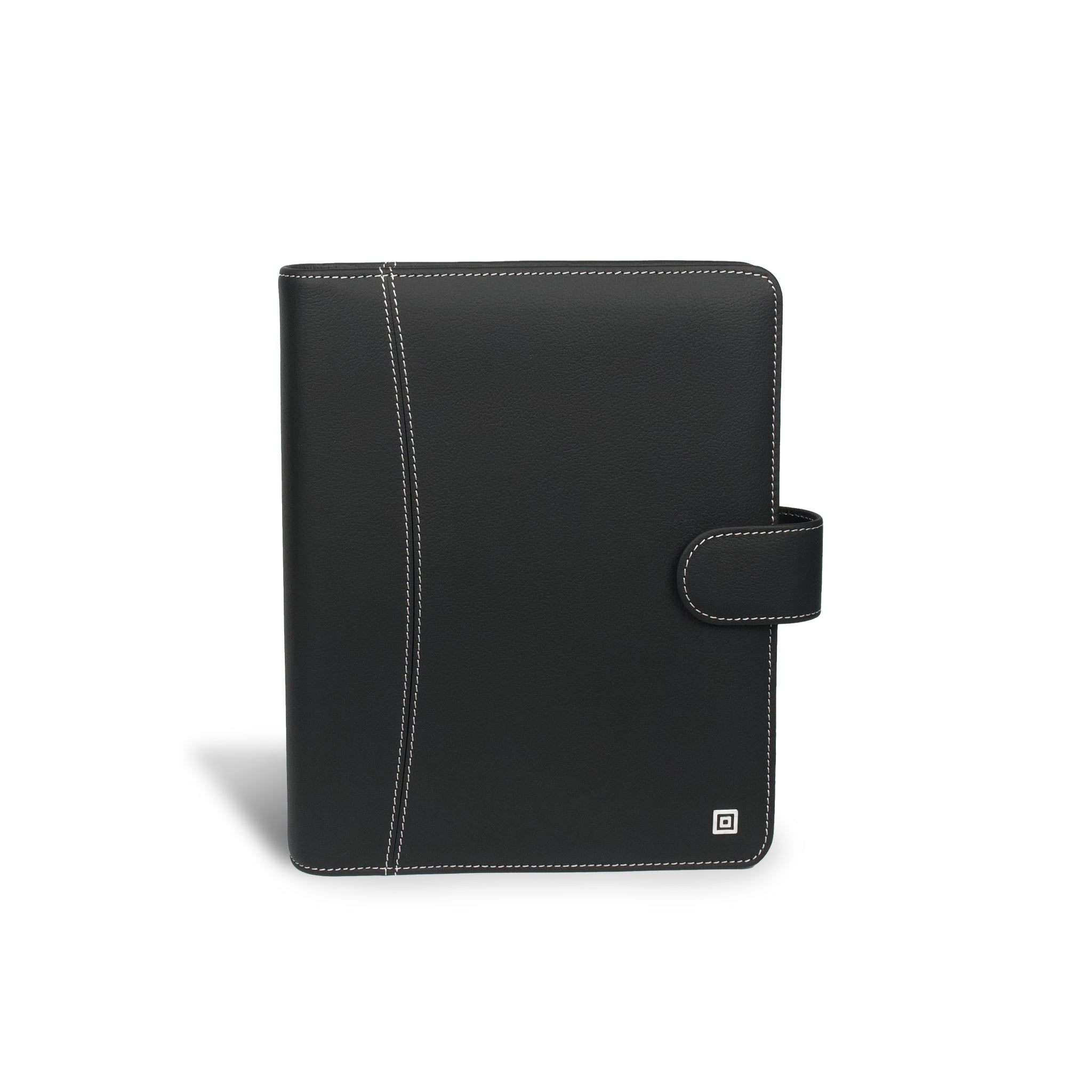 time-system-montana-a5-ringbuch-35-mm-schwarz-mit-verschlusslasche-italienisches image 1