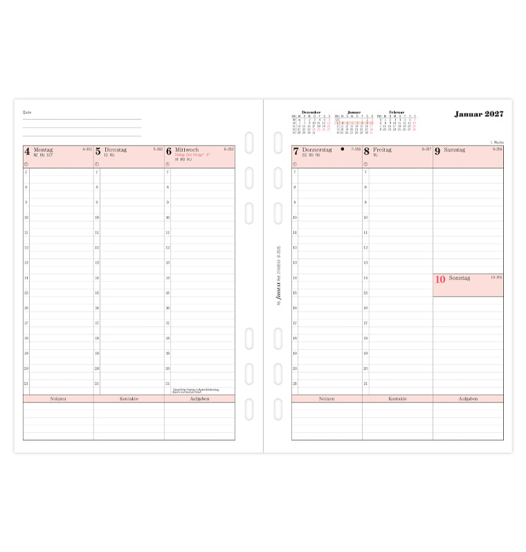 filofax-professional-kalendereinlage-a5-2027-1-woche-2-seiten-deutsch image 4