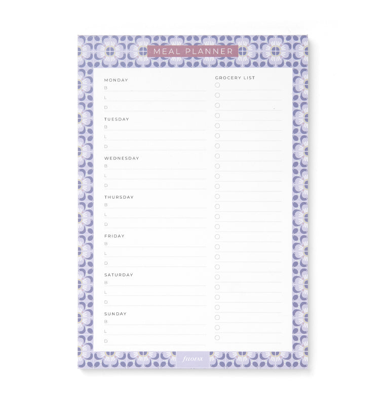 filofax-mediterranean-meal-planner-notizblock-mit-magnet-60-blatt image 1