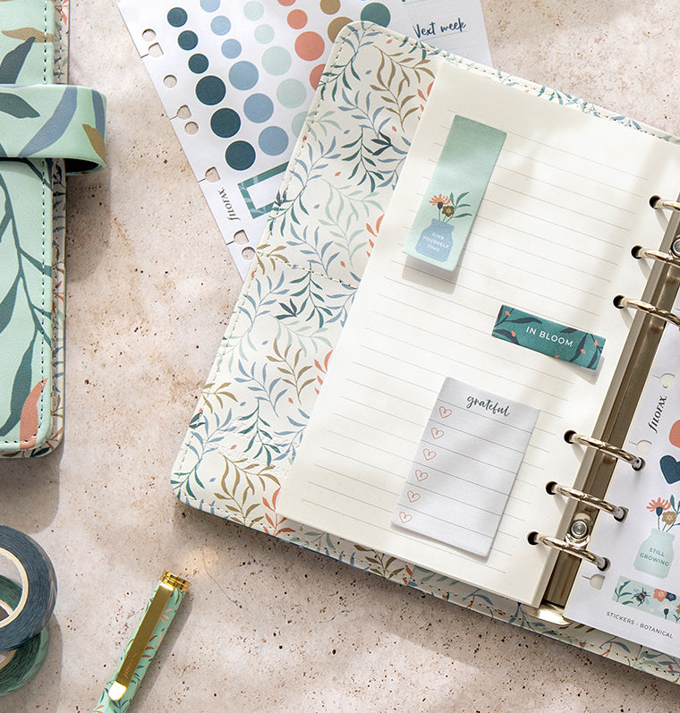 filofax-botanical-haftnotizen-set-personal-a5-a4 image 4
