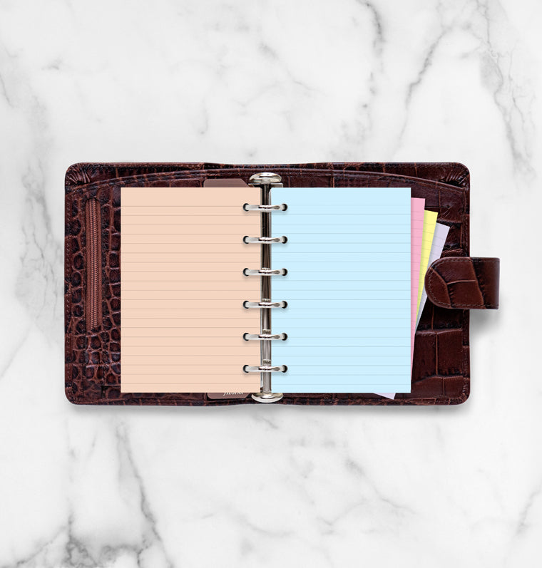 filofax-notizpapier-classic-sortiert-liniert-pocket-30-blatt image 3