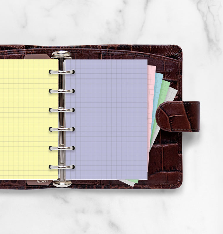 filofax-pocket-notizpapier-pastel-kariert image 2