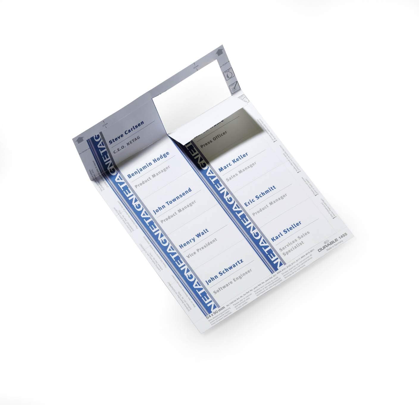 durable-badgemaker-einsteckschilder-54x90-mm-200-st-ck-wei image 4