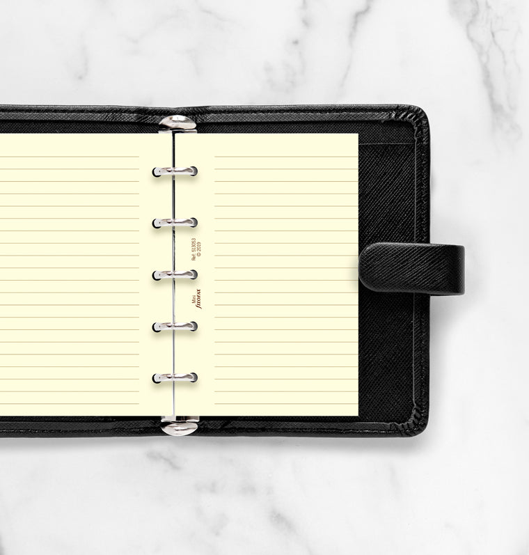 filofax-notizpapier-cotton-cream-liniert-mini-20-blatt image 2